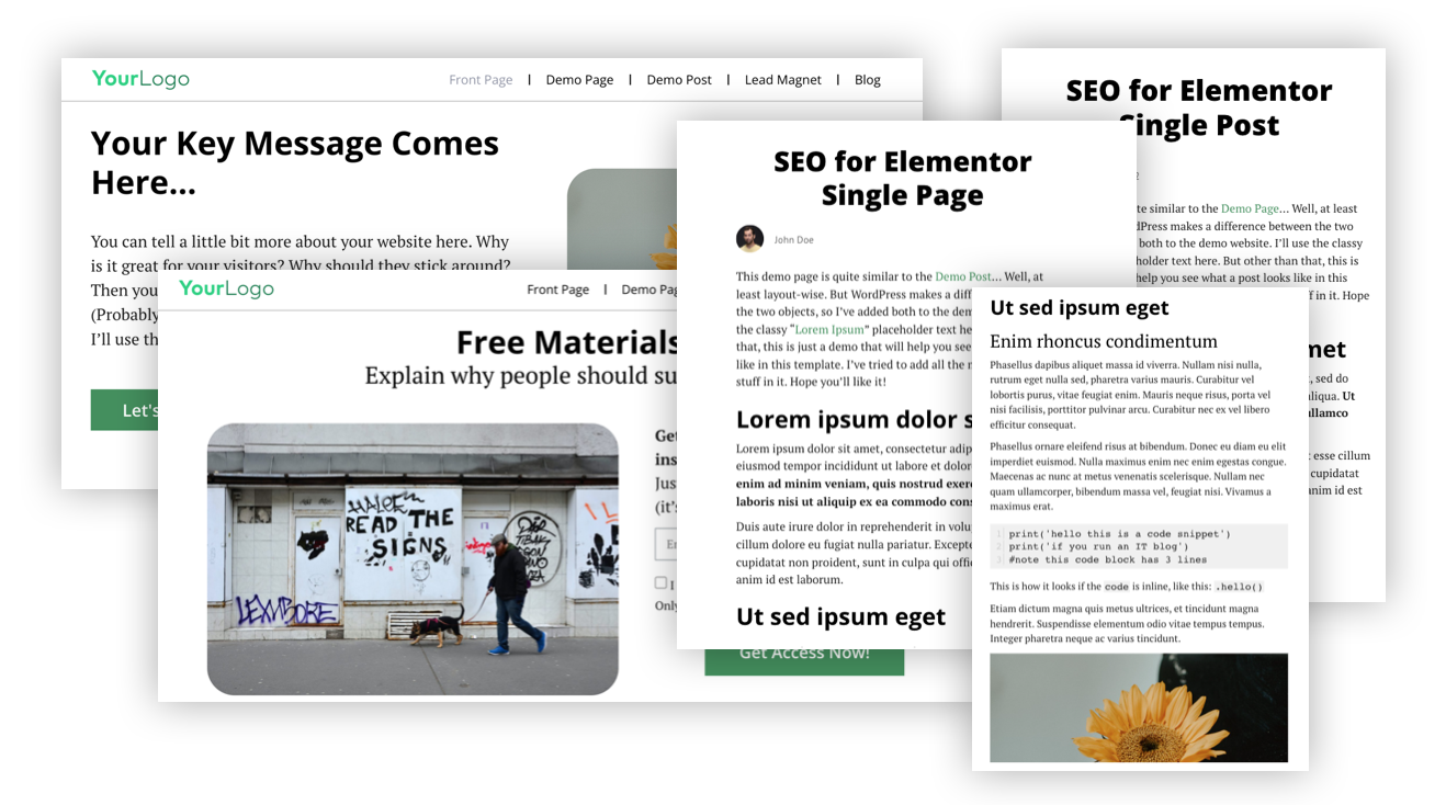 Seo for elementor a seo friendly theme kit for elementor
